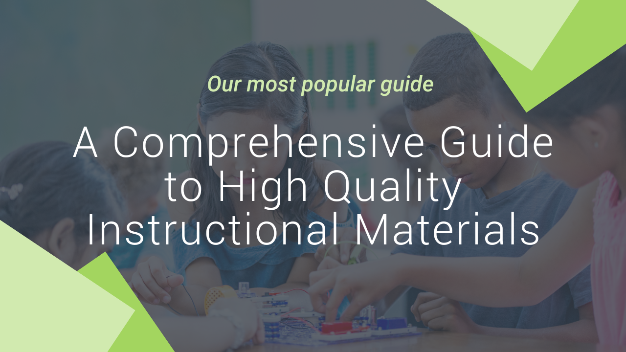 high quality instructional materials guide