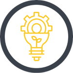 Innovation zone dark gray circle-1
