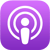 Apple Podcasts Square Logo