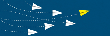 paper planes with leader