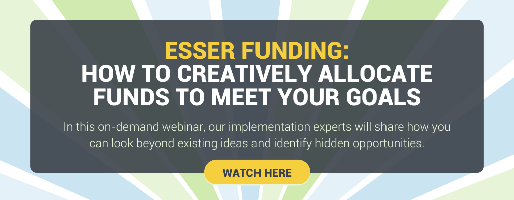ESSER Funding on demand webinar