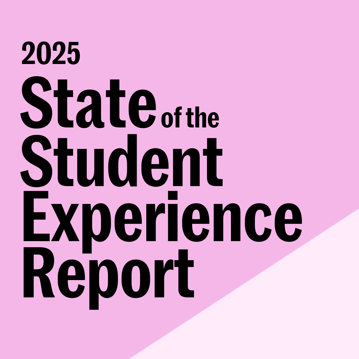 Menu_State of the Student Experience Report 2025