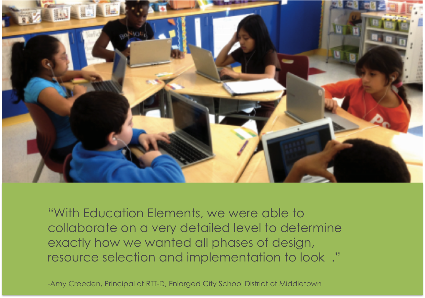 The Enlarged City School District of Middletown Case Study Visionary blended learning creates