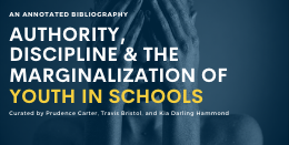 Authority Discipline and The Marginalization of Youth in Schools