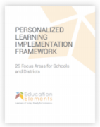 Personalized Learning Implementation Framework 2017