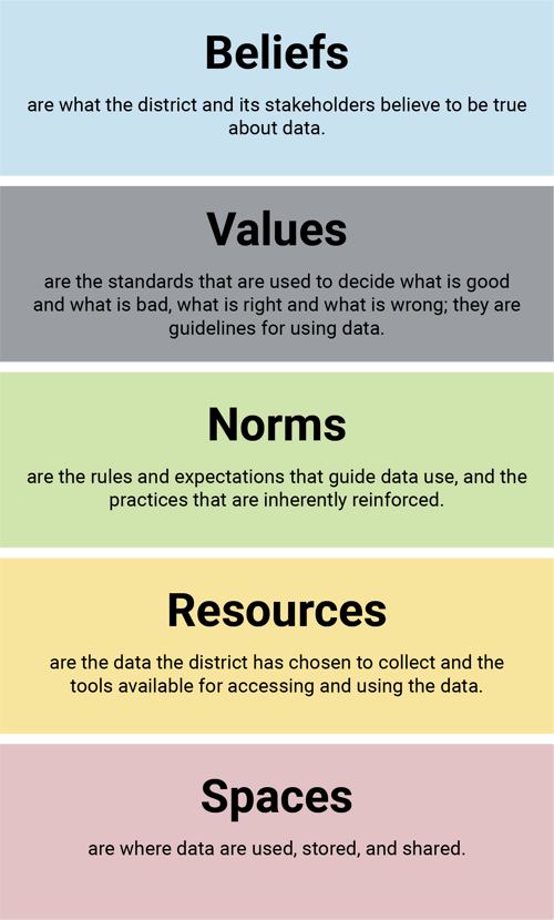 data culture beliefs values norms