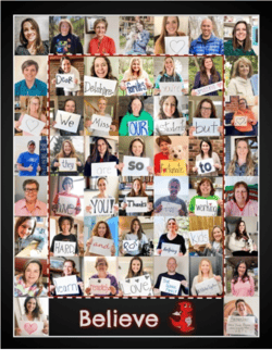 oak hills school district - believe poster