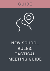 New School Rules Tactical Meeting Guide Resource LP Cover