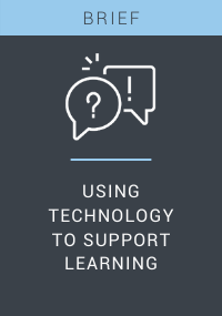 Using Technology to Support Learning