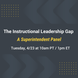 Instructional Leadership Gap square graphic