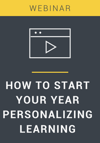 How to start your year personalizing learning