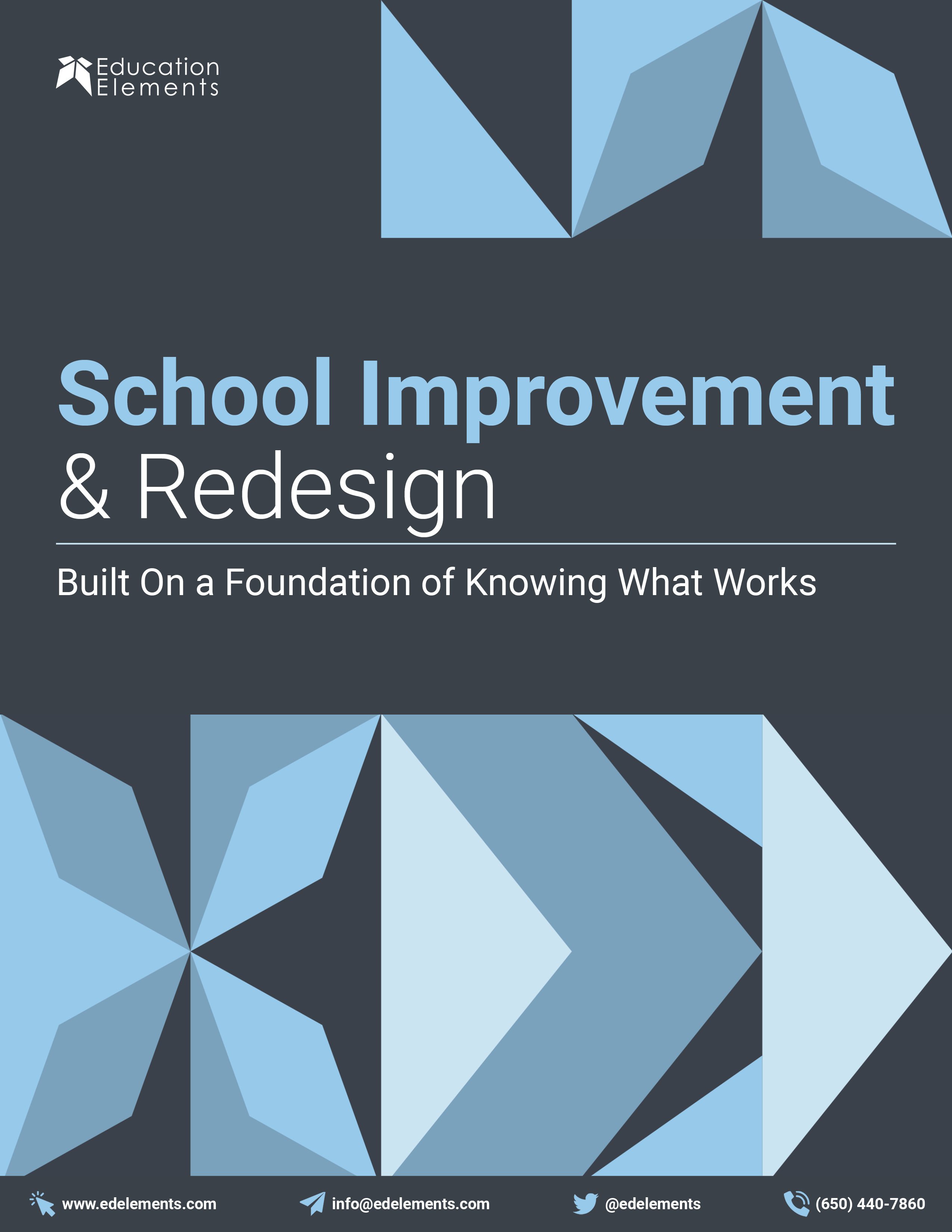 School Improvement and Redesign white paper cover