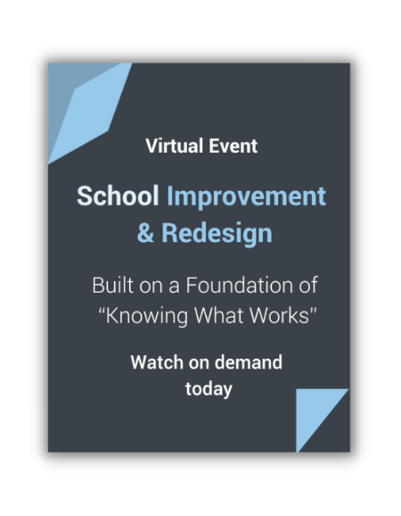 School Improvement virtual event feature