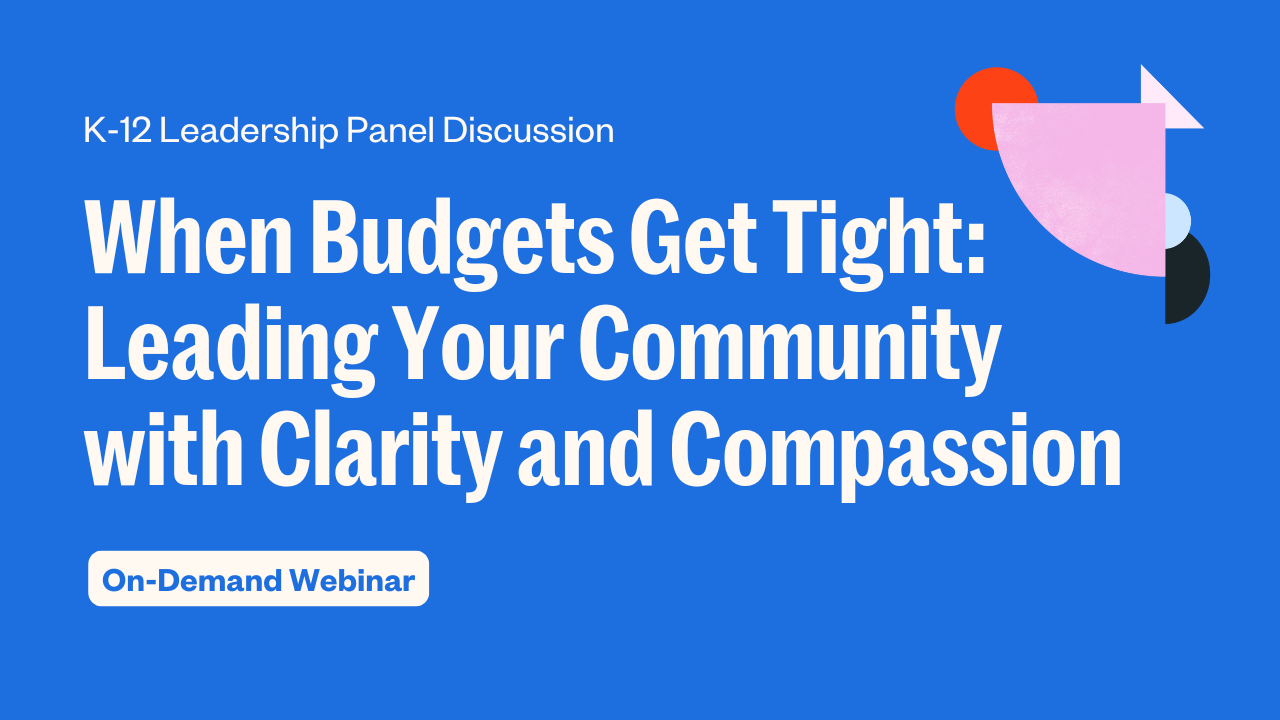 When Budgets Get Tight_Webinar YT thumbnail